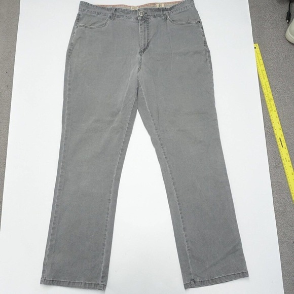RedHead Straight Leg Pant Mens Size 40/34 Gray Regular-Fit Pockets High Rise - Picture 1 of 10